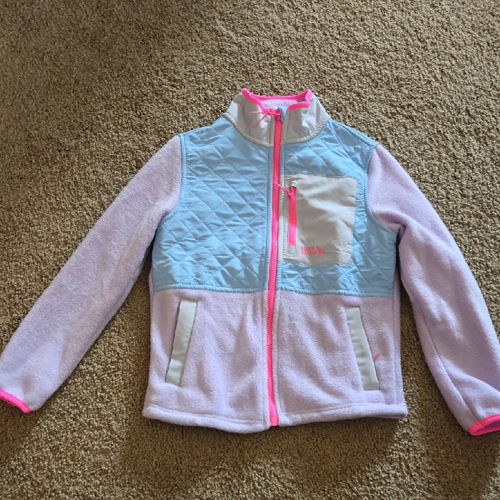 Eddie Bauer Kids' Purple and Pink Fleece Jacket